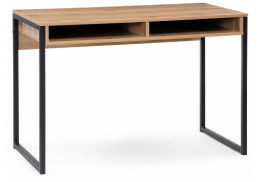 Офисная мебель Леон Лофт дуб вотан/черный матовый (55x75)