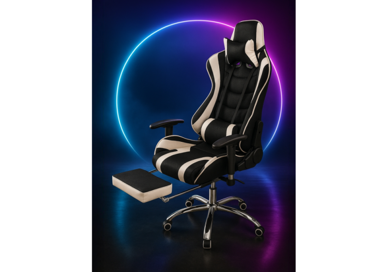 Офисное кресло Kano 1 cream / black (66x70x129)