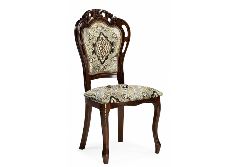 Стул деревянный Bronte вишня / патина (59x54x104). 