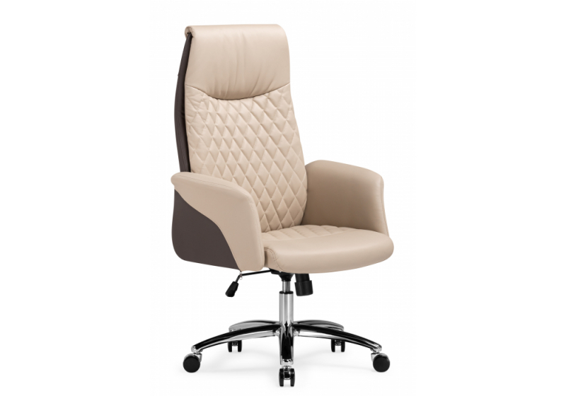 Офисное кресло Avrora beige / brown (71x62x118). 
