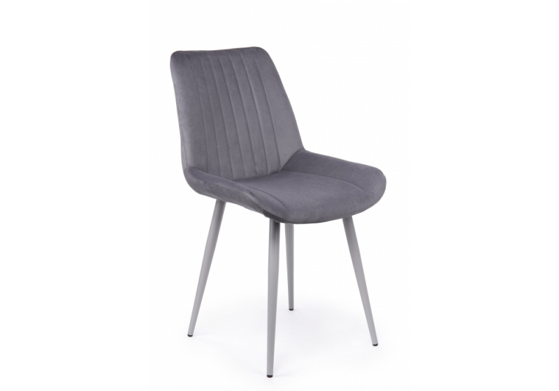 Стул на металлокаркасе Седа темно-серый (zd 995) / серый np (50x56x82). 