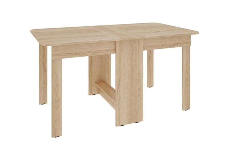 Стол деревянный ПВХ 150х86х75 дуб сонома (86x75). 